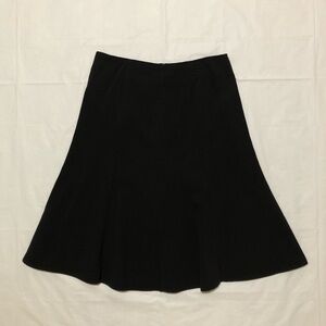 Amy Byer Girls Pull-on Back Zip Closure Fitted Waist Flare Black Skirt size 10